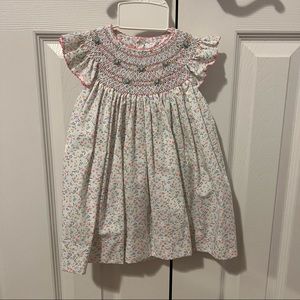 Petit Ami smocked dress 9mo